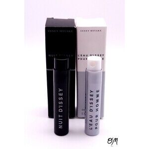 Issey Miyake Nuit D'Issey L'Eau D'Issey Mens Samples 0.02 fl oz - Set of 2